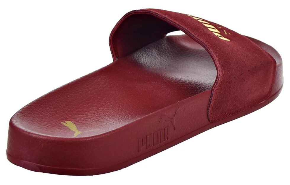 PUMA Leadcat 2.0 Suede Slides 'Red Gold' 398678-04 - Image 3