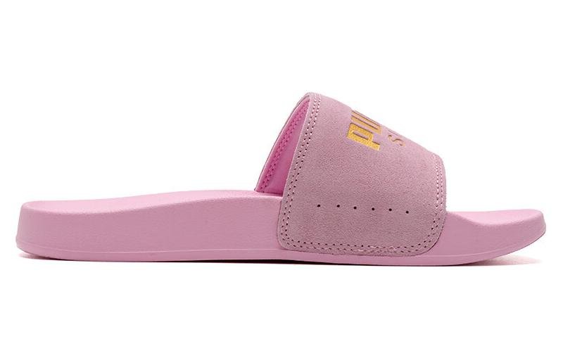 PUMA Leadcat 2.0 Suede Slides 'Pink Gold' 398678-05 - Image 2