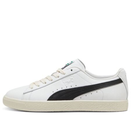 PUMA Clyde Leather 'White Black' 398703-01
