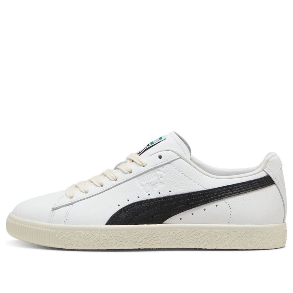 PUMA Clyde Leather 'White Black' 398703-01
