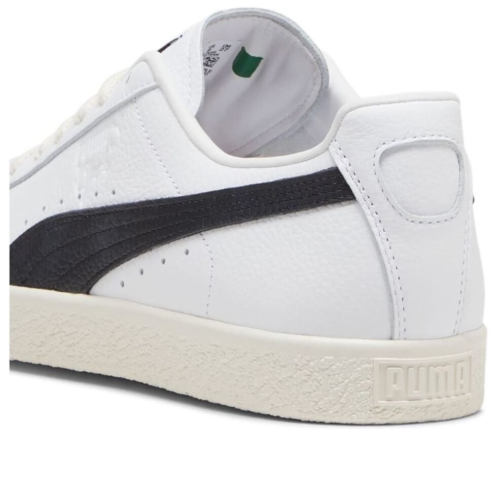 PUMA Clyde Leather 'White Black' 398703-01 - Image 4
