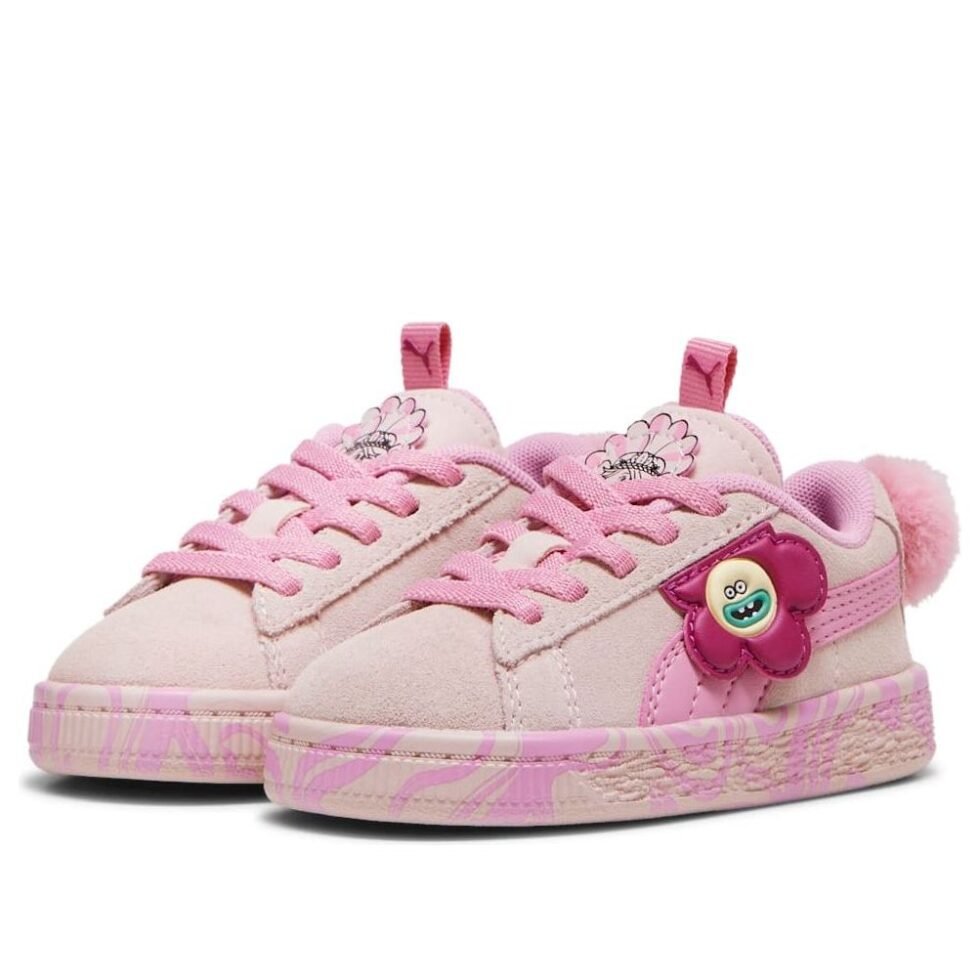 (TD) PUMA x Trolls Suede Classic 'Queen Poppy' 398817-01 - Image 3