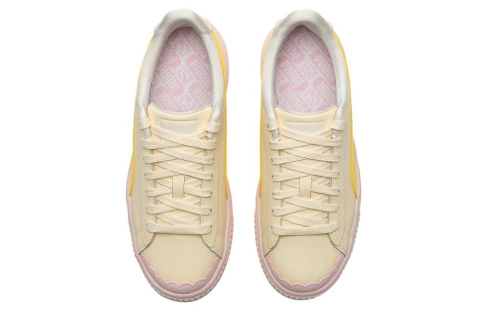 (WMNS) PUMA Suede Classic Low 'Light Pink Yellow' 398910-02 - Image 3