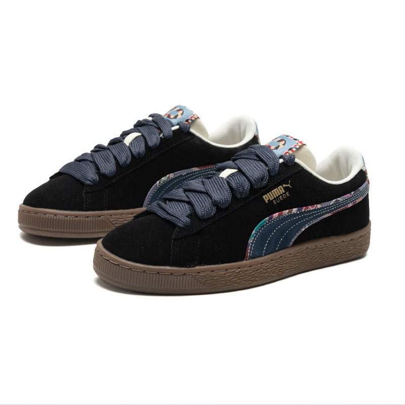 PUMA Suede Bz Emb 'Black Navy Marzipan Light Blue' 399021-01 - Image 4