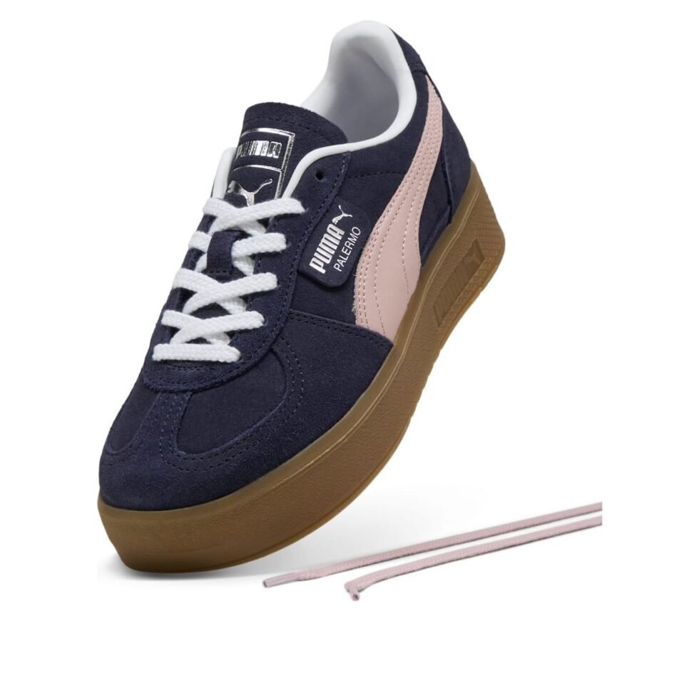 (WMNS) PUMA Palermo Elevata 'New Navy Mauve Mist' 399348-20 - Image 3