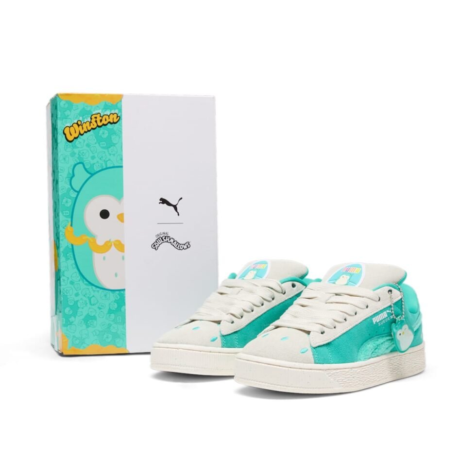 (WMNS) PUMA x Squishmallows Suede XL 'Winston' 399421-01 - Image 3