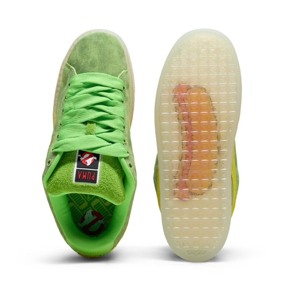 PUMA x Ghostbusters Suede XL 'Slimer' 399606-01 - Image 4