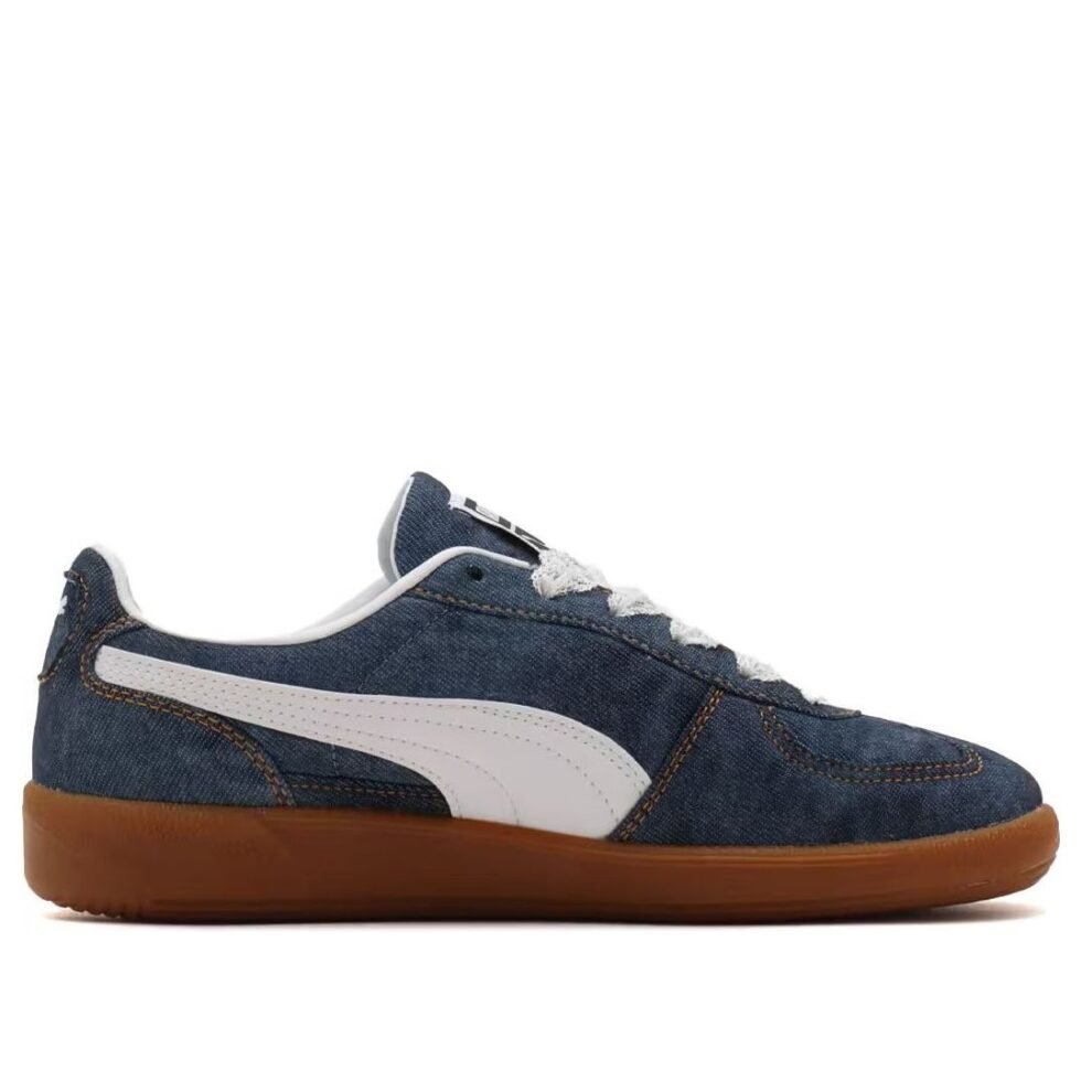 (WMNS) PUMA x Atmos Pink Palermo 'Denim Navy White' 399990-01 - Image 2