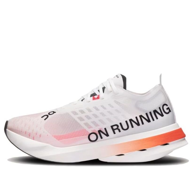 (WMNS) On Running Cloudboom Strike 'White Black Orange' 3WE30470462 - Image 2