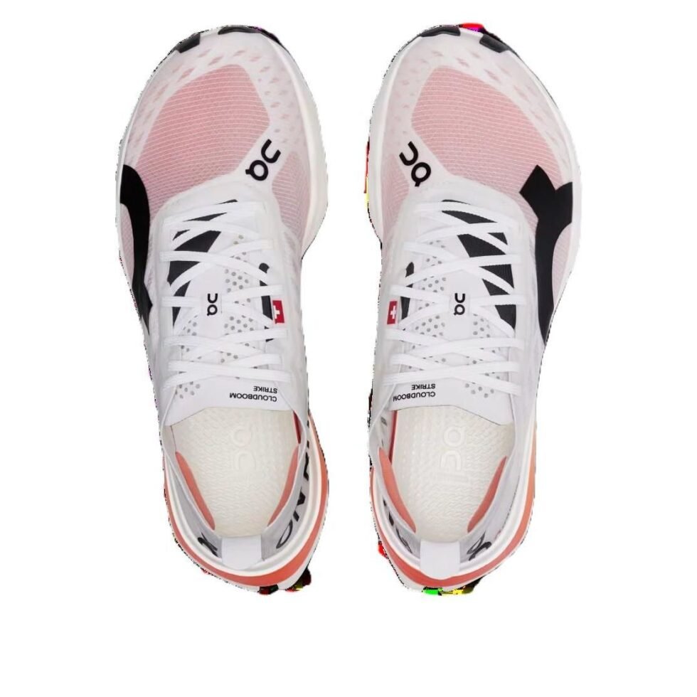 (WMNS) On Running Cloudboom Strike 'White Black Orange' 3WE30470462 - Image 4