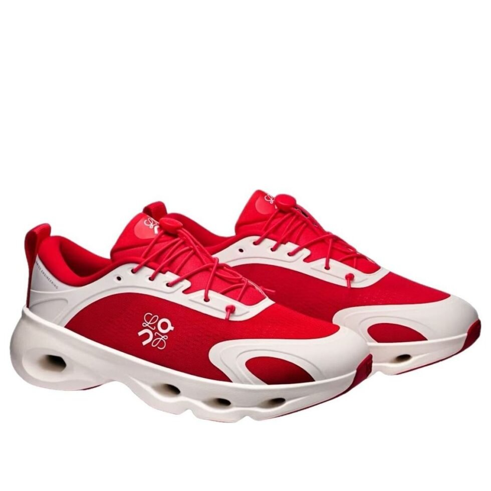 (WMNS) On Running x Loewe Cloudsolo 'Red Eggshell' 3WF30605482 - Image 5