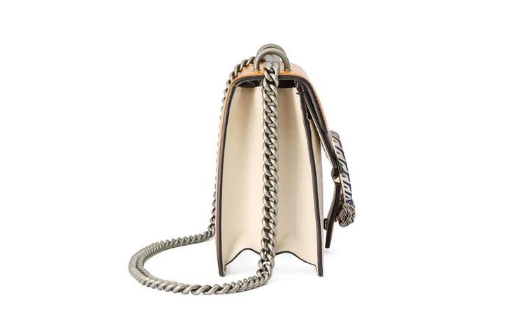 (WMNS) Gucci Dionysus Leather Single-Shoulder Bag Small Orange/Black/White 400249-18YIN-9382 - Image 3