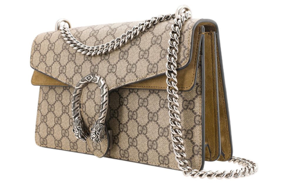 (WMNS) Gucci [Dionysus] Small GG Shoulder Bag Beige/Ebony 400249-KHNRN-8642 - Image 2