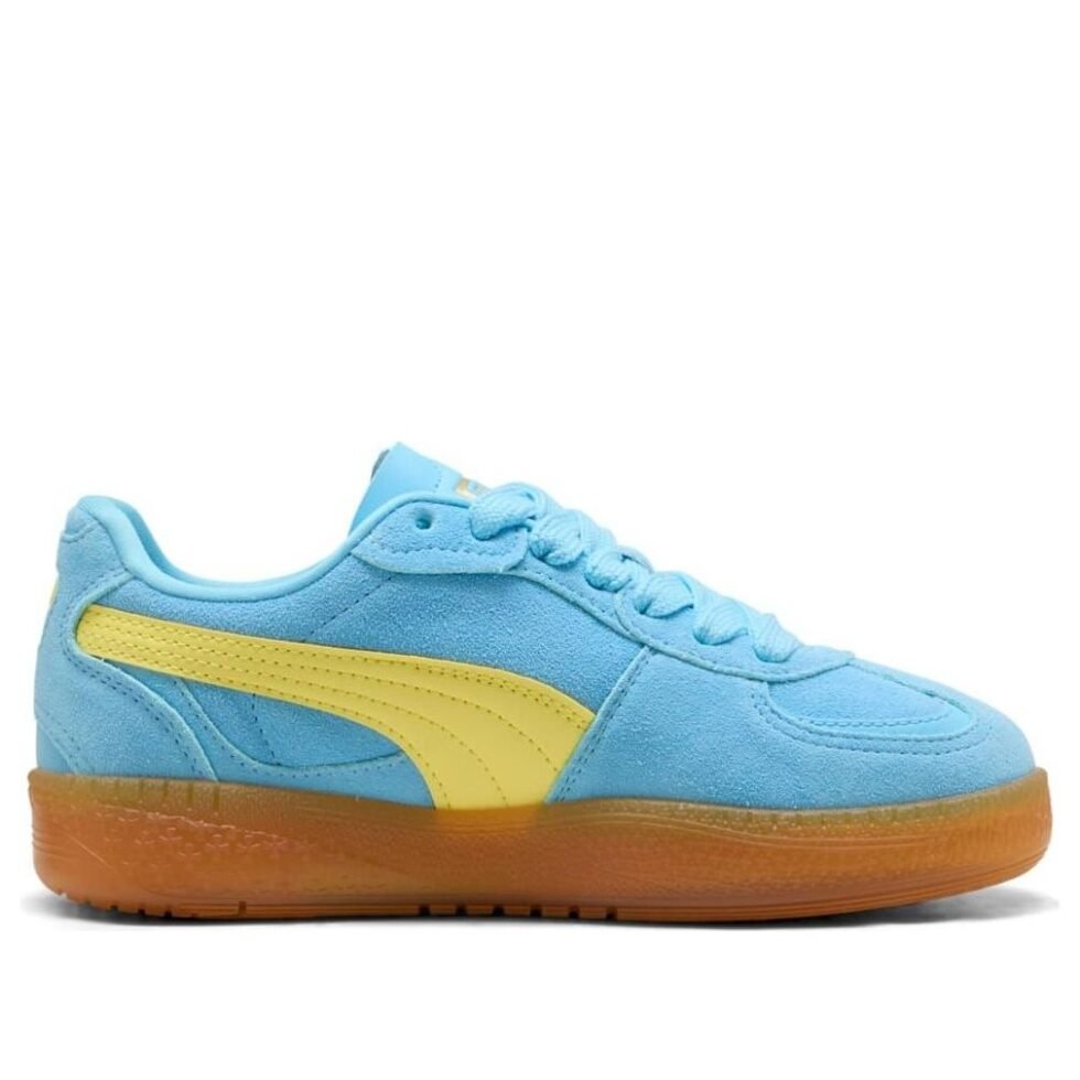 (WMNS) PUMA Palermo Moda Xtra Gum 'Vibrant Blue Lemon Meringue' 400323-12 - Image 2