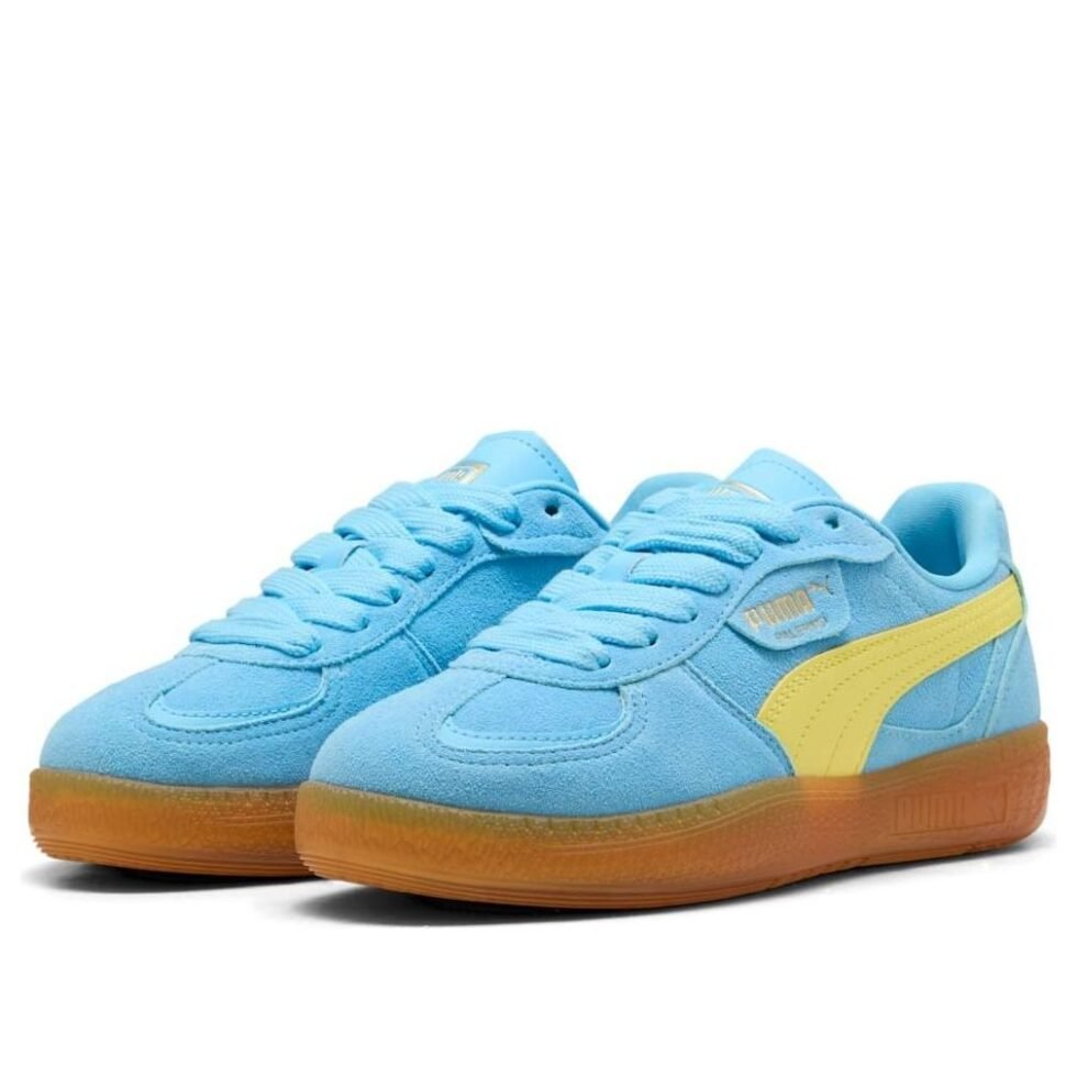(WMNS) PUMA Palermo Moda Xtra Gum 'Vibrant Blue Lemon Meringue' 400323-12 - Image 6