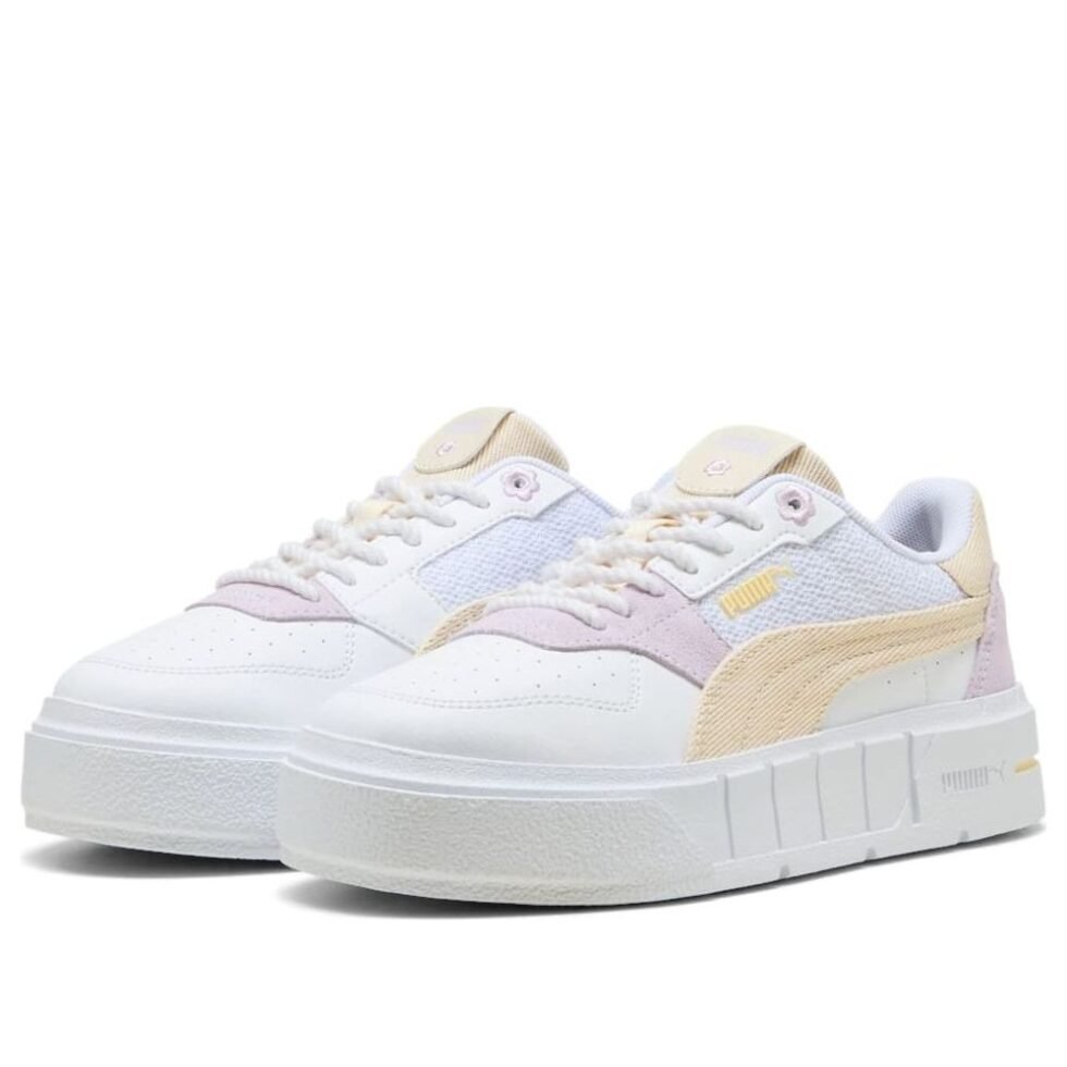 (GS) PUMA Cali Court Summer Feels 'PUMA White Alpine Snow' 400572-01 - Image 3