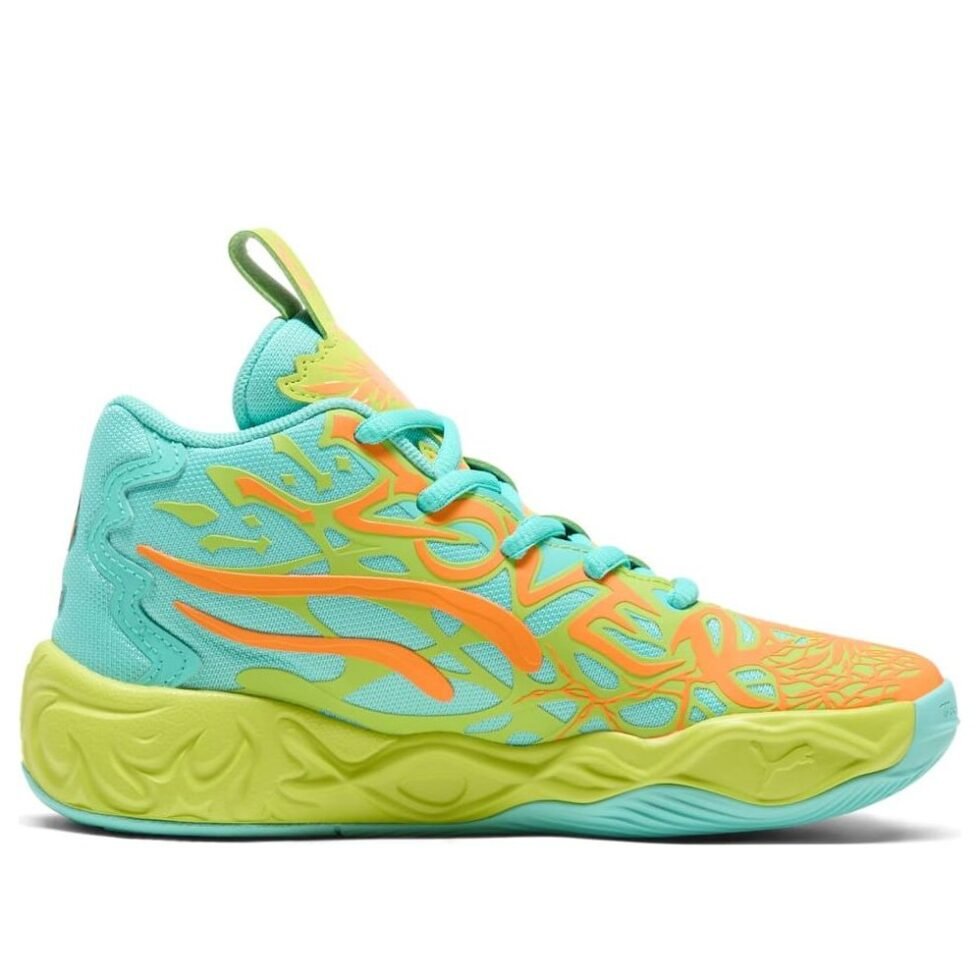 (PS) PUMA MB.04 x Scooby-Doo 'Aquatic Lime Smash Heat Fire' 400669-01 - Image 2