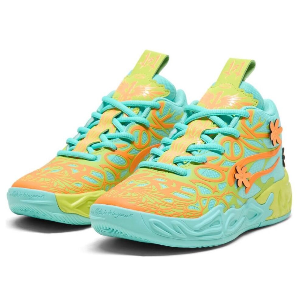 (PS) PUMA MB.04 x Scooby-Doo 'Aquatic Lime Smash Heat Fire' 400669-01 - Image 3