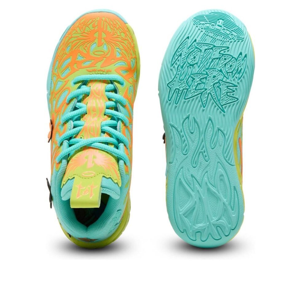 (PS) PUMA MB.04 x Scooby-Doo 'Aquatic Lime Smash Heat Fire' 400669-01 - Image 4