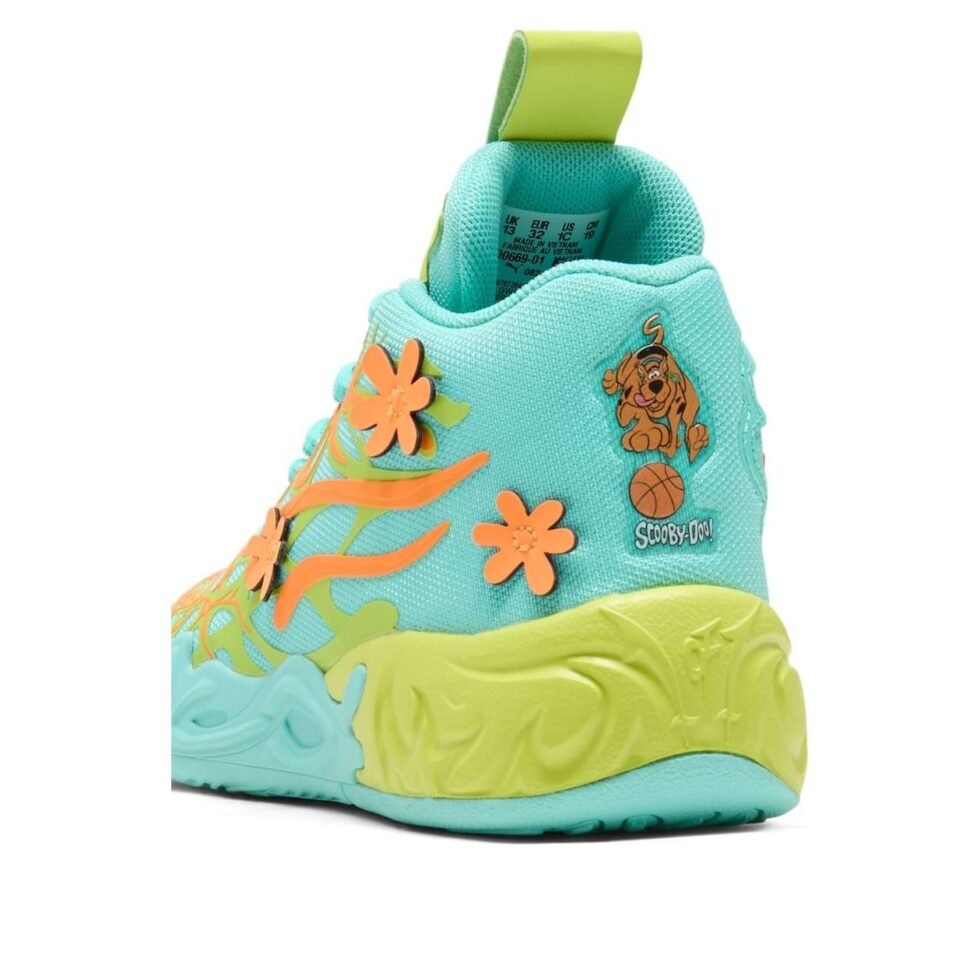 (PS) PUMA MB.04 x Scooby-Doo 'Aquatic Lime Smash Heat Fire' 400669-01 - Image 6