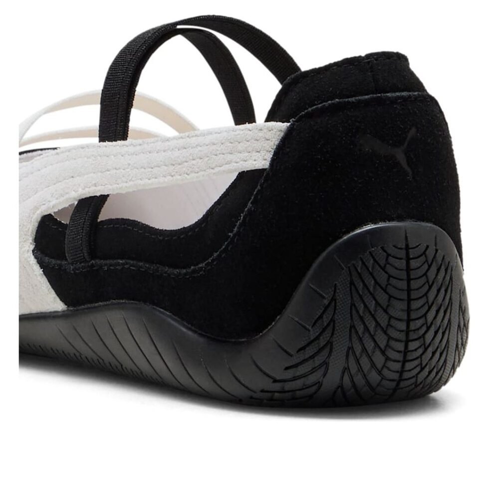 (WMNS) PUMA Speedcat Ballet Suede 'Black White' 401287-06 - Image 4