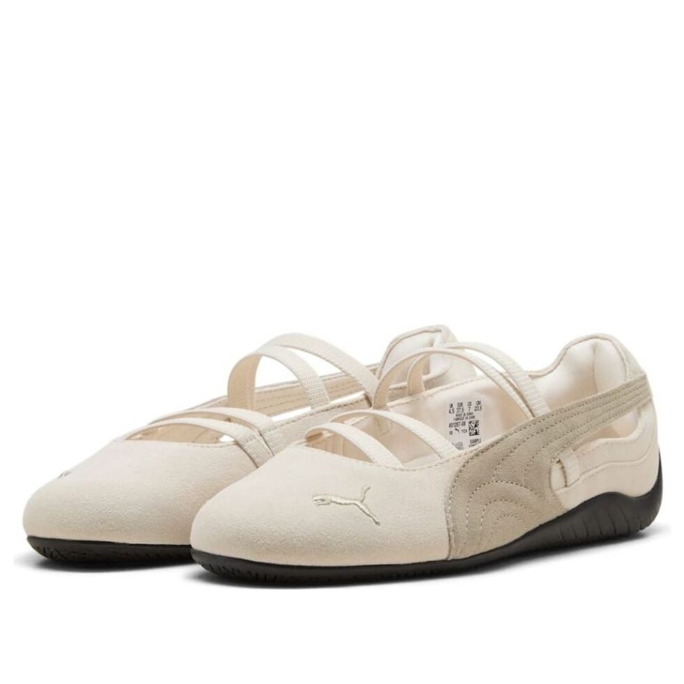 (WMNS) PUMA Speedcat Ballet Suede 'Alpine Snow Black' 401287-08 - Image 6