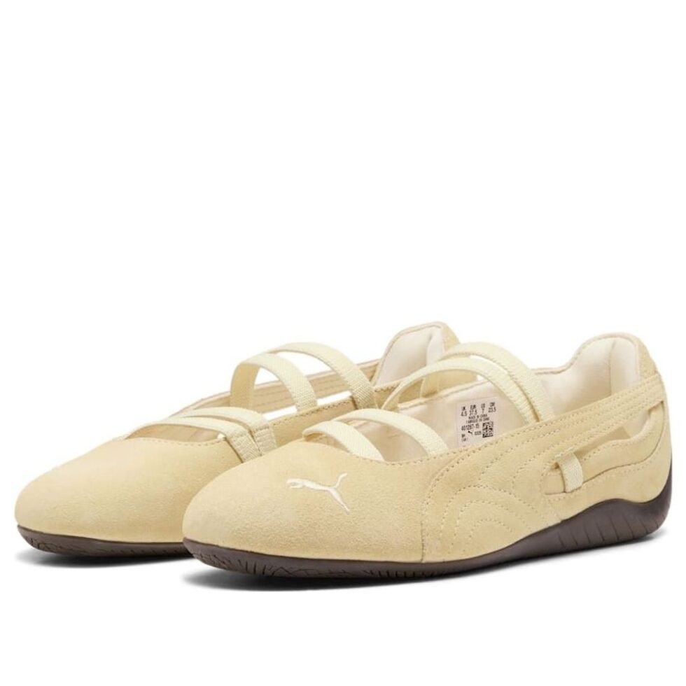 (WMNS) PUMA Speedcat Ballet Suede 'Creamy Vanilla Gum' 401287-15 - Image 6