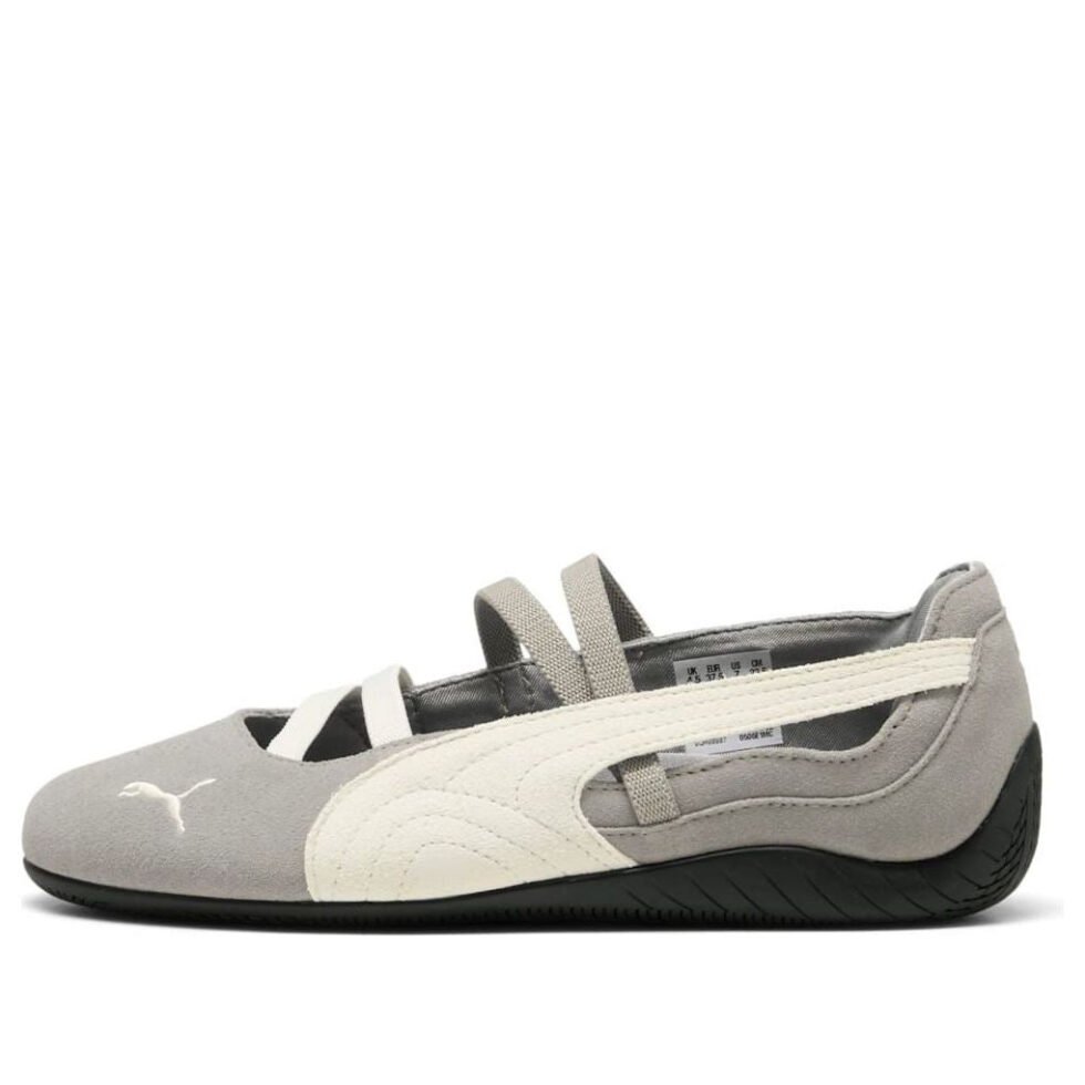 (WMNS) PUMA Speedcat Ballet Suede 'Mouse Gray Black' 401287-20