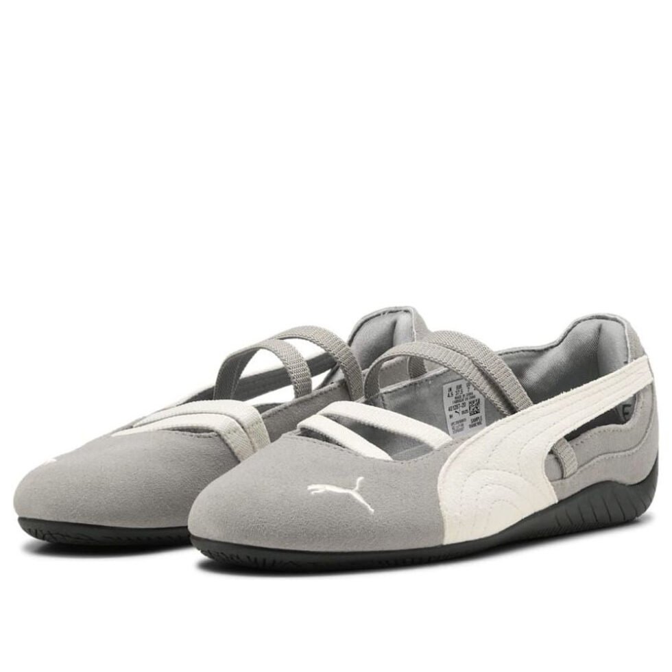 (WMNS) PUMA Speedcat Ballet Suede 'Mouse Gray Black' 401287-20 - Image 6