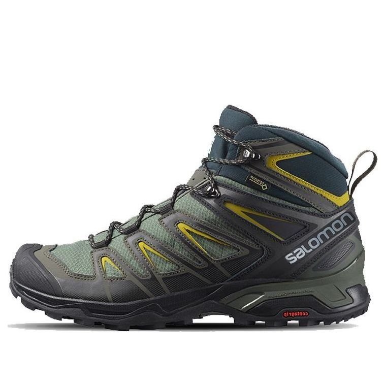 SALOMON X Ultra 3 Wide Mid GTX 'Grey Green' 401295