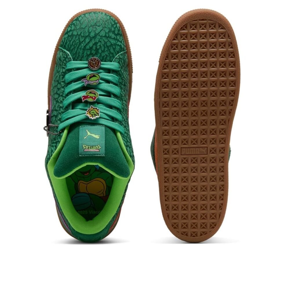 PUMA x Teenage Mutant Ninja Turtles Suede XL 'The Four Turtles' 401304-01 - Image 4