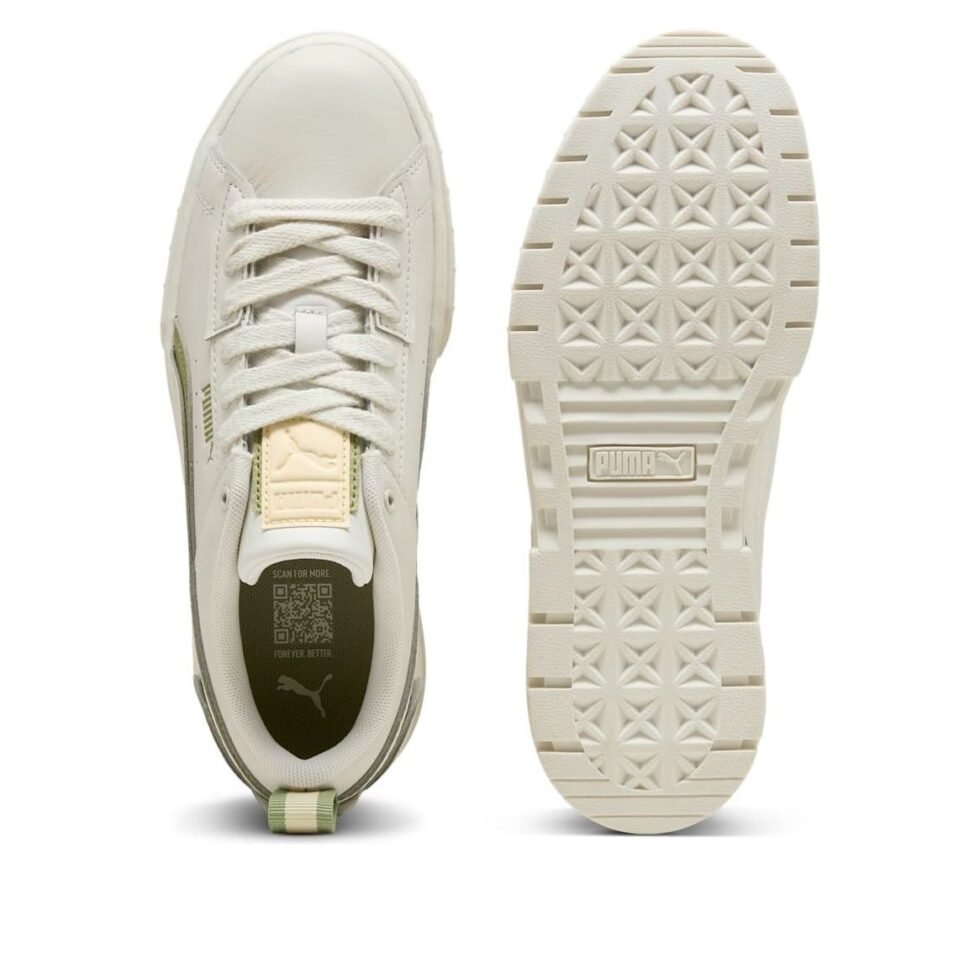 (WMNS) PUMA Mayze UT Print 'Vapor Grey Green Creamy Vanilla' 401433-01 - Image 4
