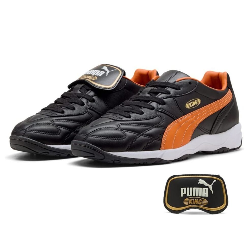 PUMA King Indoor 'Black Orange' 401683-14 - Image 2