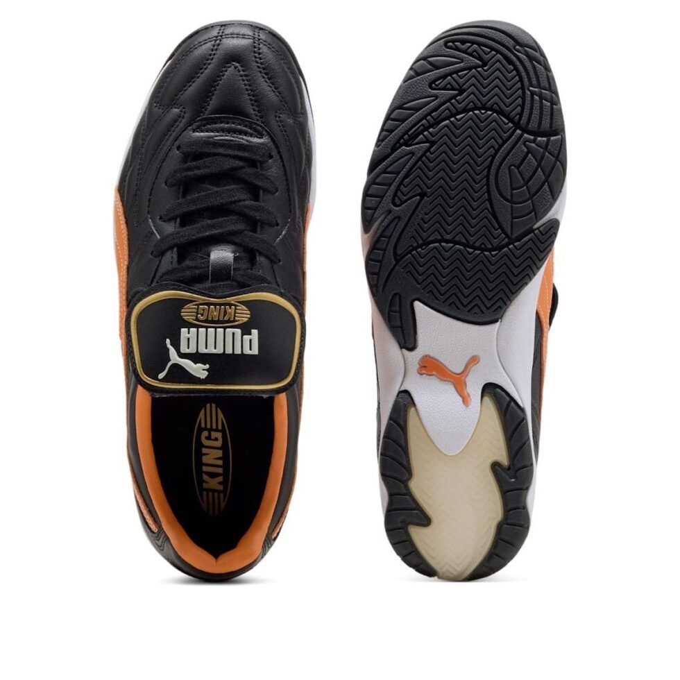 PUMA King Indoor 'Black Orange' 401683-14 - Image 3