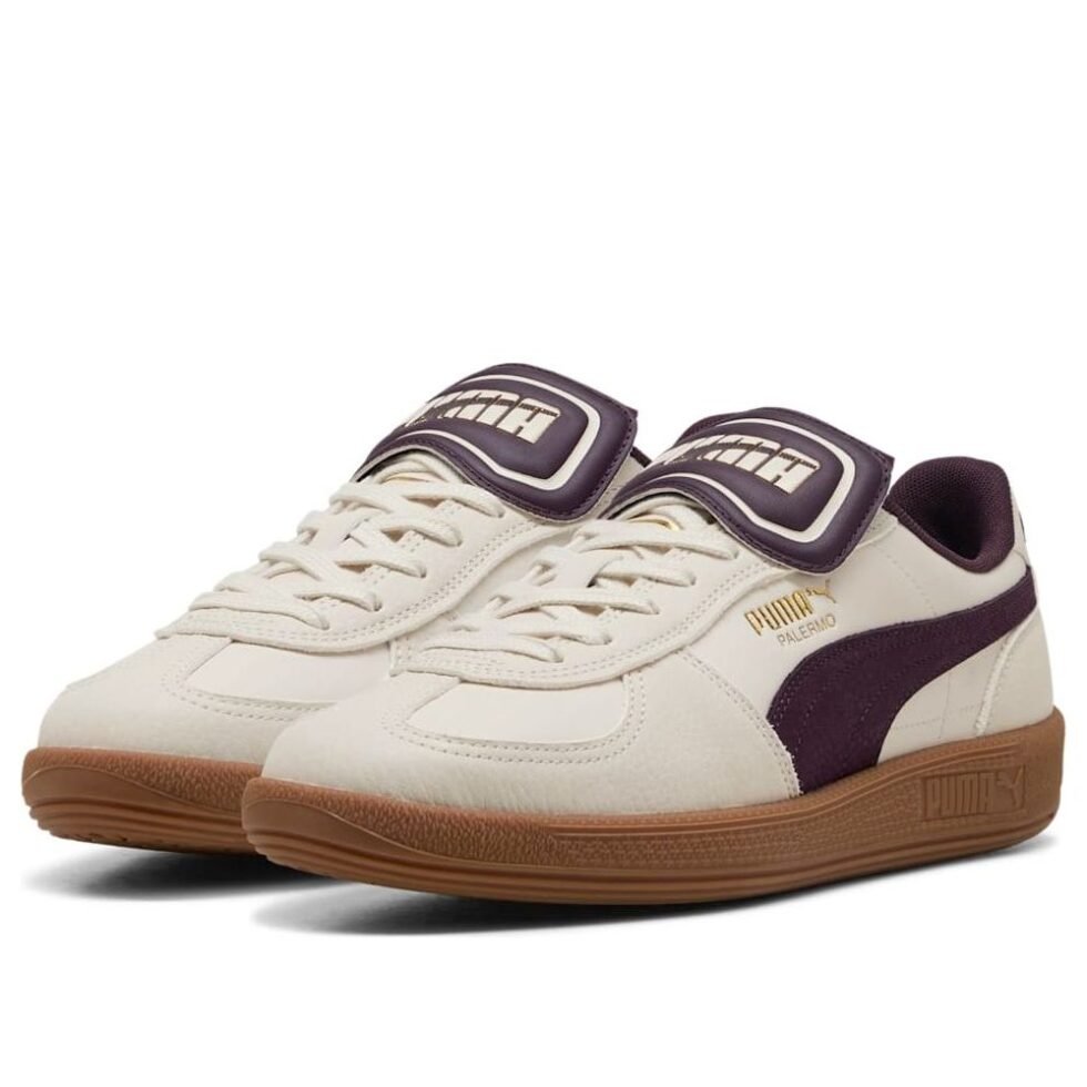 PUMA Palermo Premium 'Alpine Snow Midnight Plum' 401744-04 - Image 2