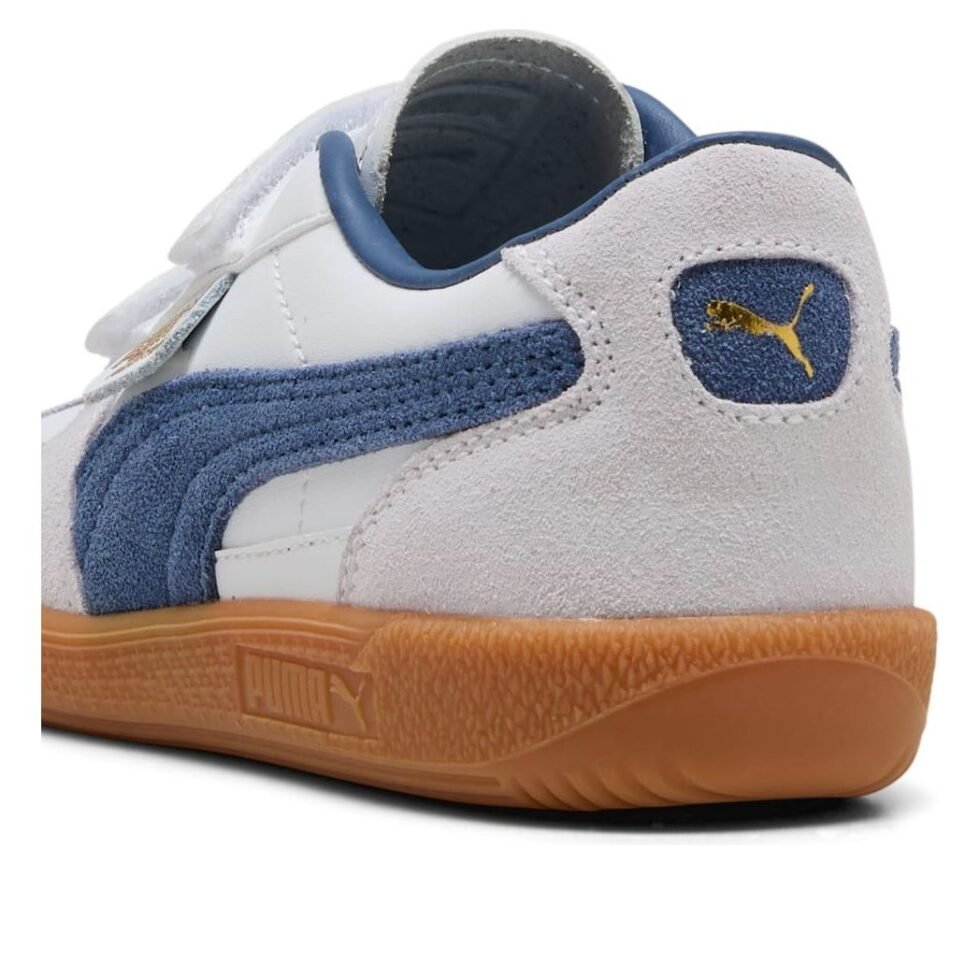 (PS) PUMA Palermo Elevata Leather 'White Dark Indigo' 402003-11 - Image 4