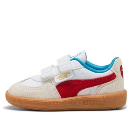 (TD) PUMA Palermo Leather 'White Red' 402004-10