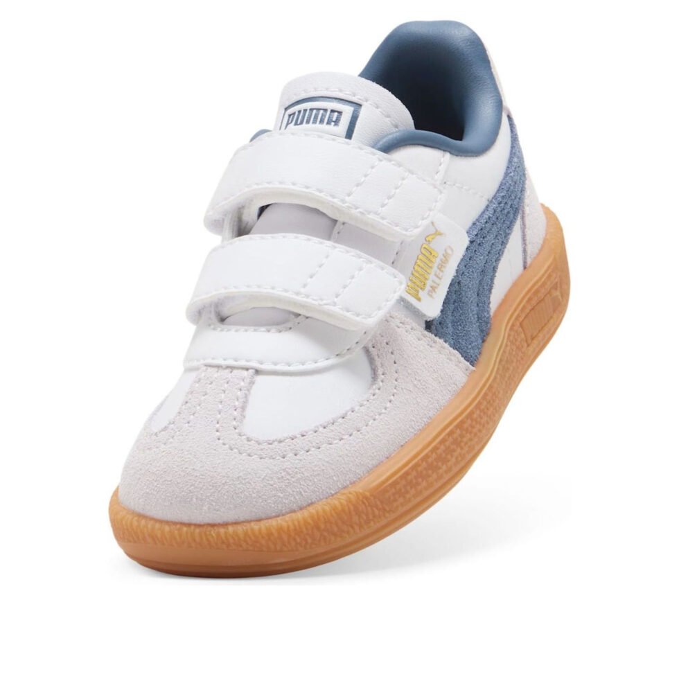 (TD) PUMA Palermo Leather 'White Dark Indigo' 402004-11 - Image 3