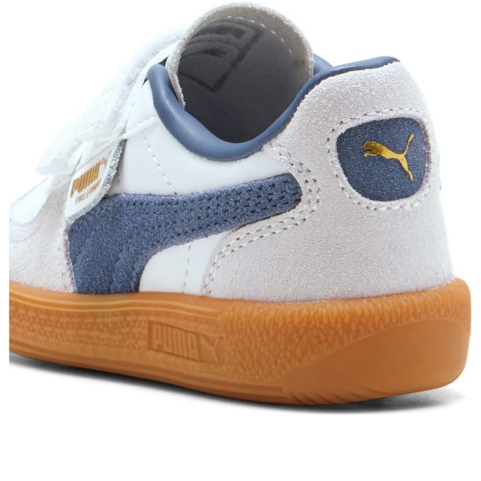 (TD) PUMA Palermo Leather 'White Dark Indigo' 402004-11 - Image 4