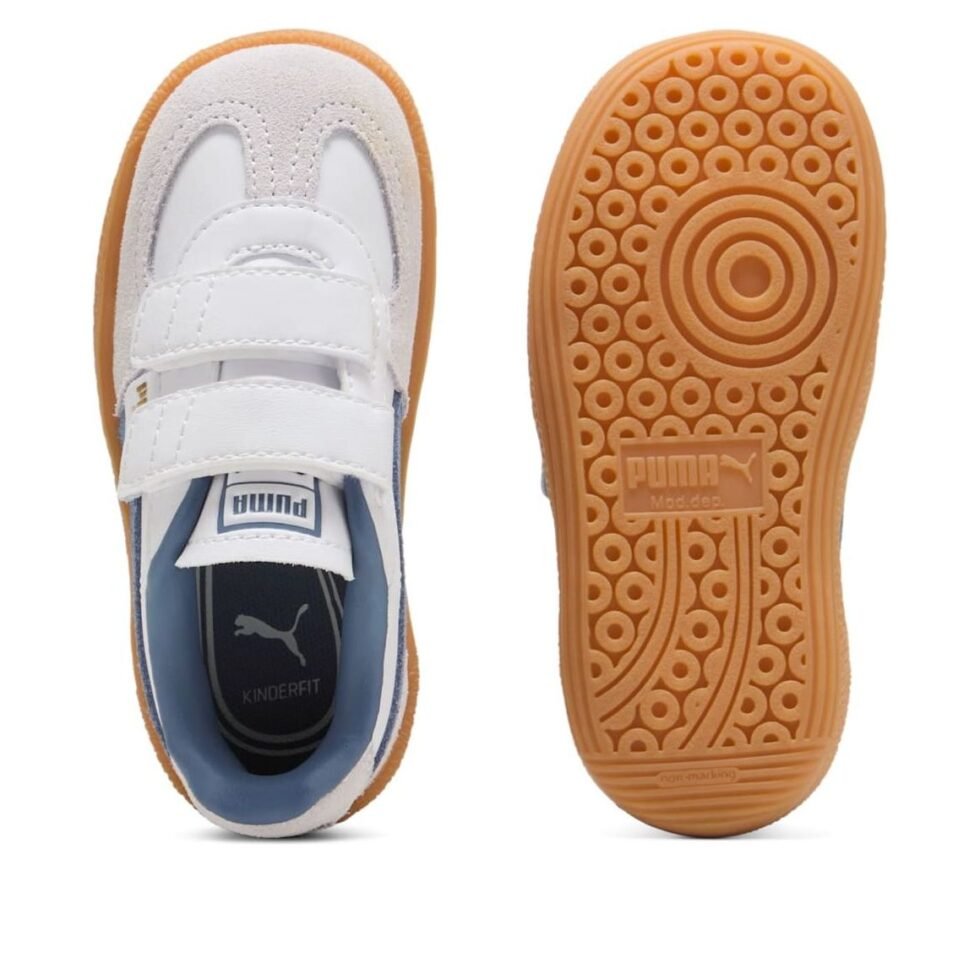 (TD) PUMA Palermo Leather 'White Dark Indigo' 402004-11 - Image 5