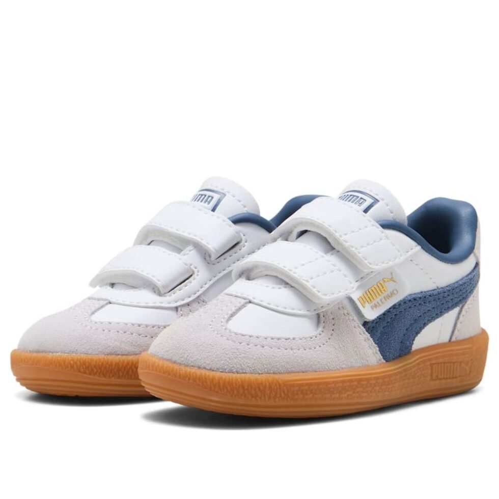 (TD) PUMA Palermo Leather 'White Dark Indigo' 402004-11 - Image 6