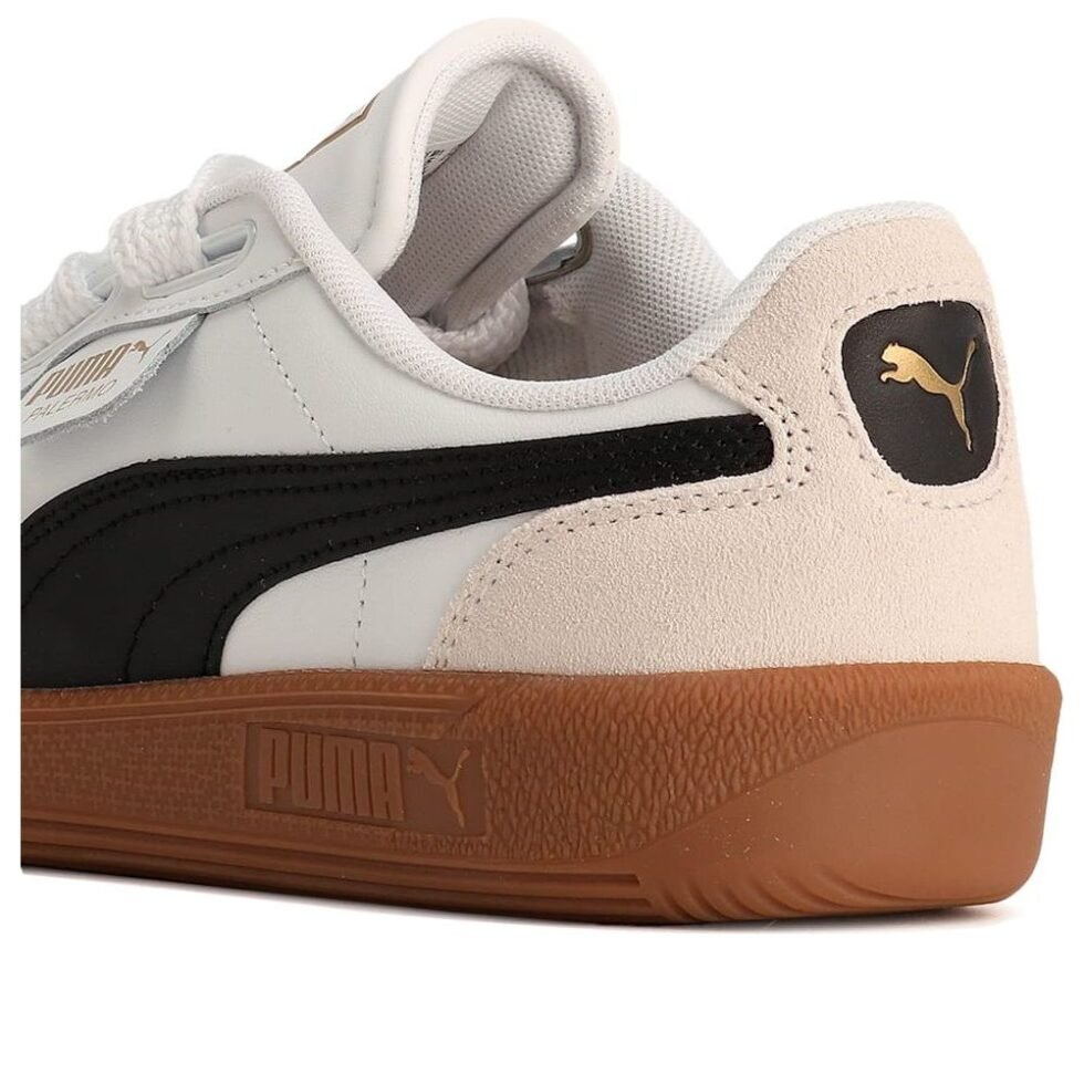 (WMNS) Puma Palermo Wide Lace SD 'White Black Vapor Grey' 402109-01 - Image 6