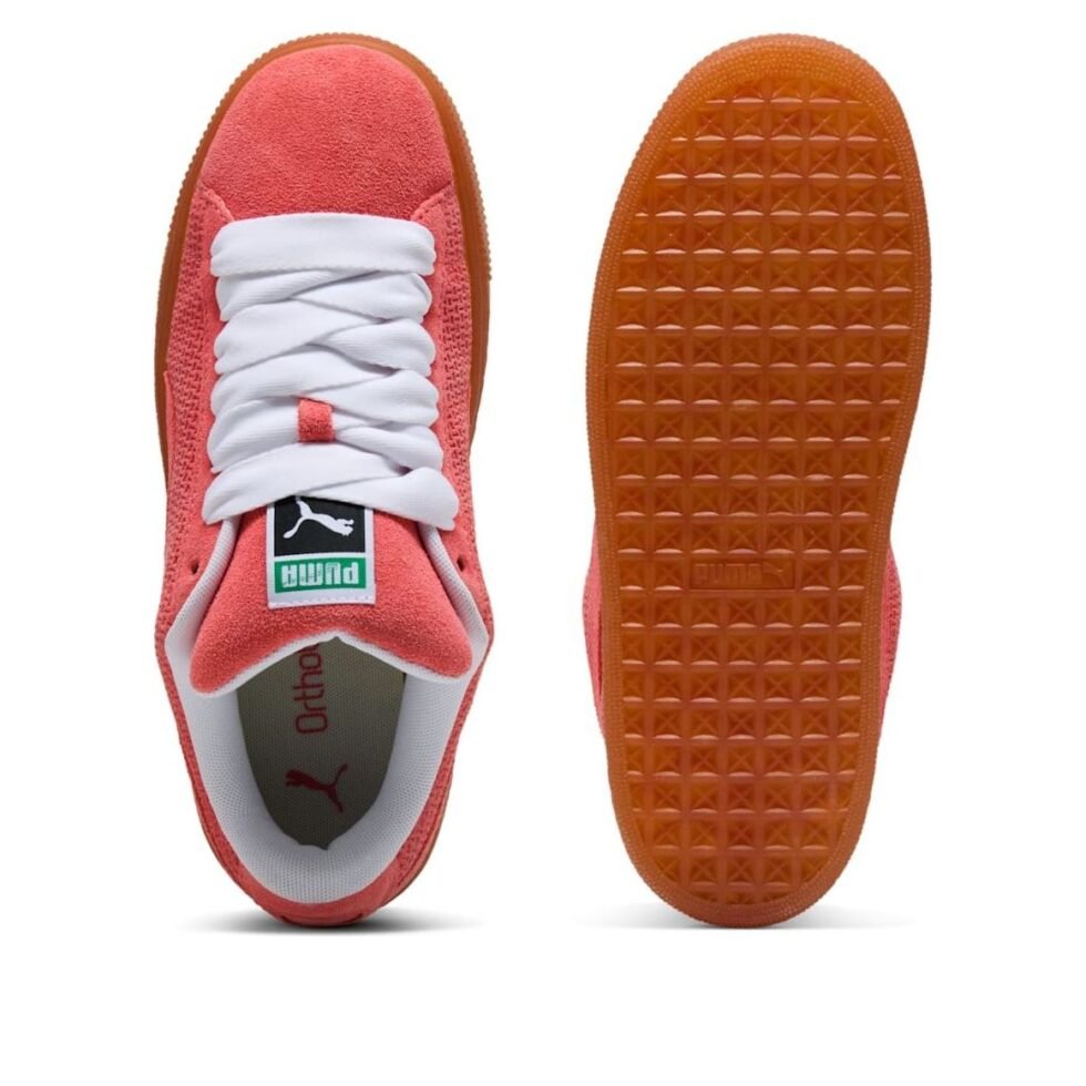 (WMNS) PUMA Suede XL Braided 'Glowing Red' 402318-02 - Image 3