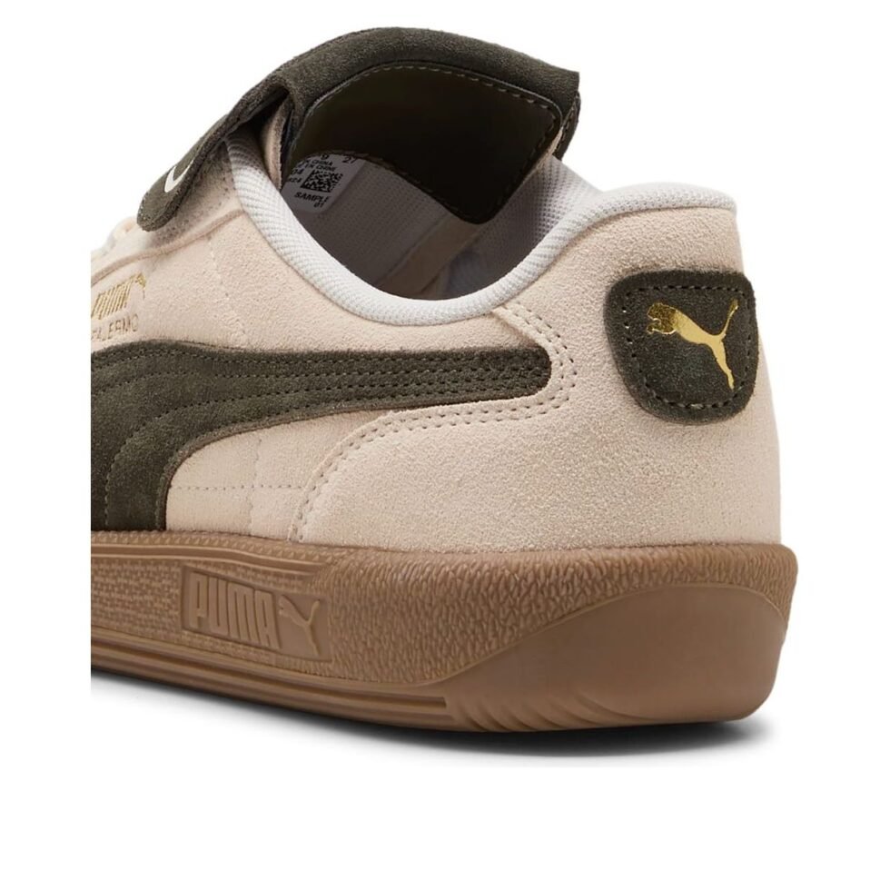 PUMA Palermo Premium Suede 'Light Brown Dark Olive' 402350-04 - Image 4