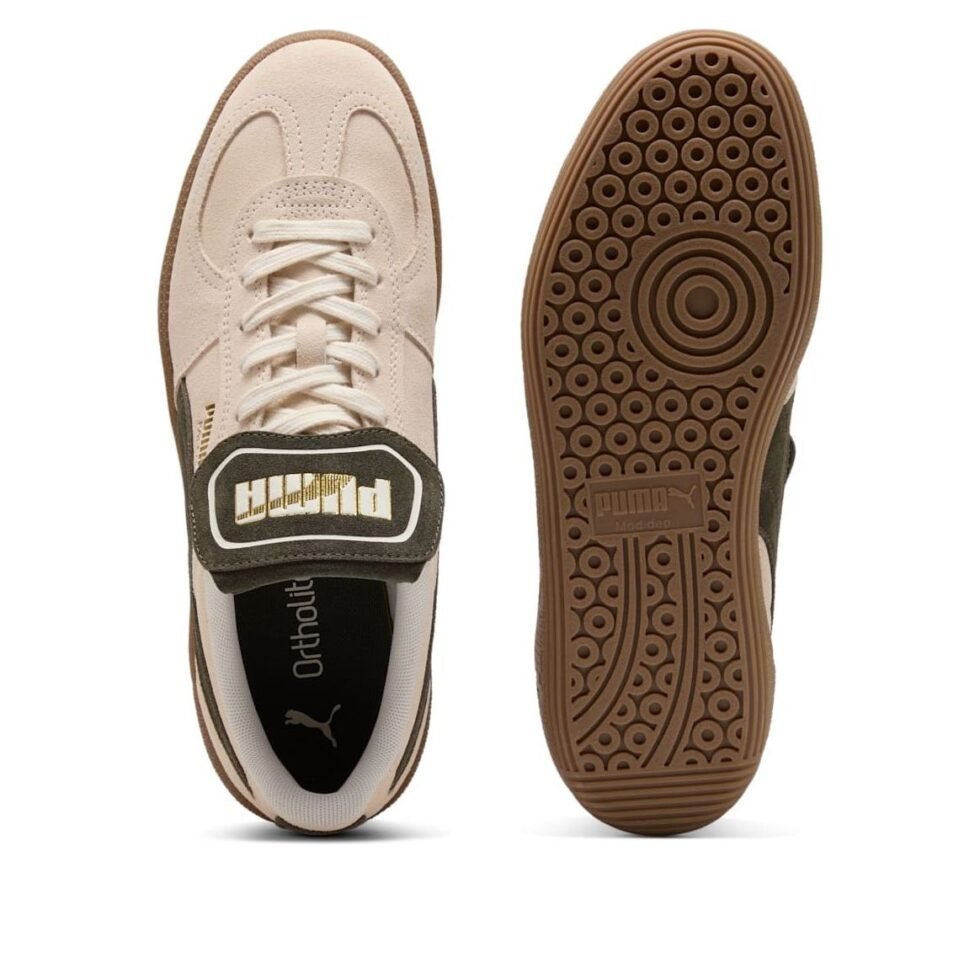 PUMA Palermo Premium Suede 'Light Brown Dark Olive' 402350-04 - Image 5