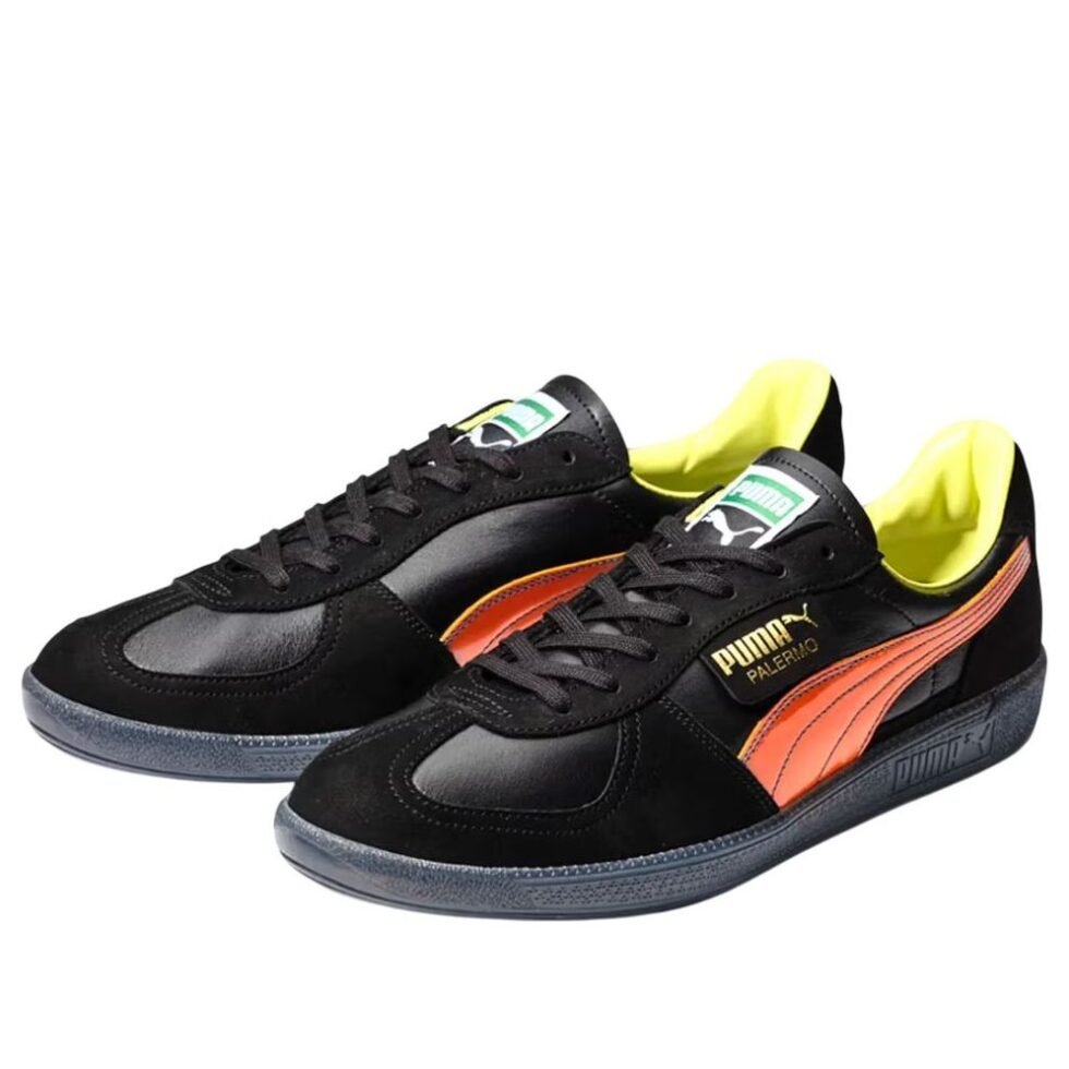 Puma x KICKS LAB. Made in Japan Palermo 'Black Flame Flicker' 402421-01 - Image 3