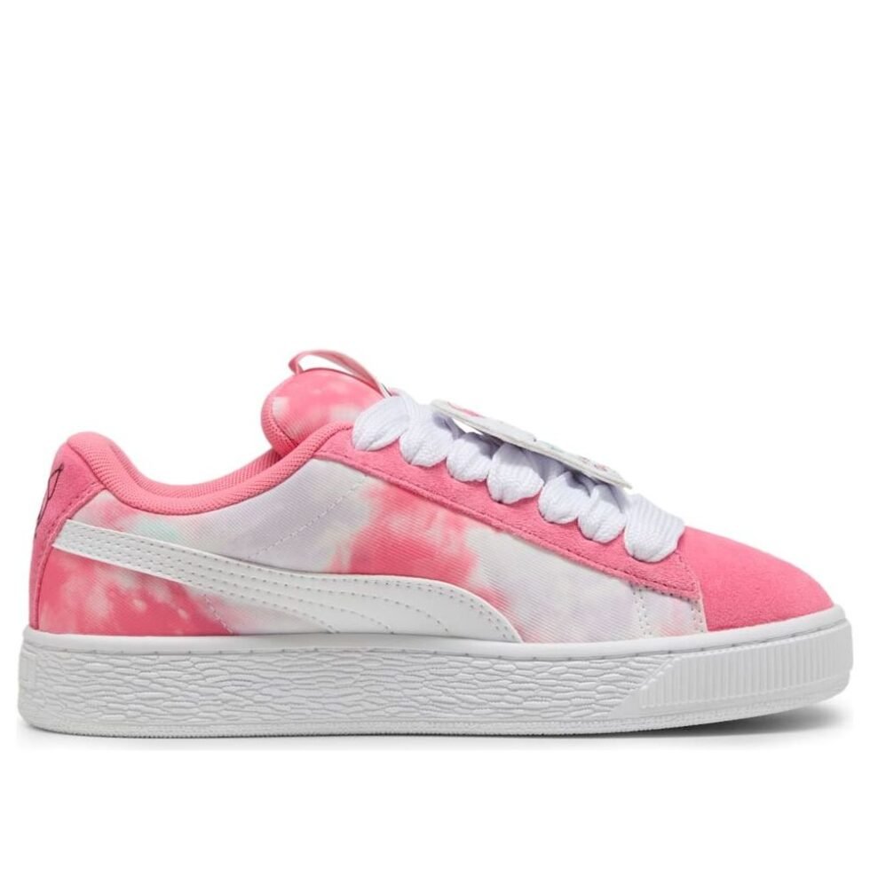 (GS) PUMA x Hello Kitty Suede XL 'Magic Rose Peaceful Blue' 403225-01 - Image 2