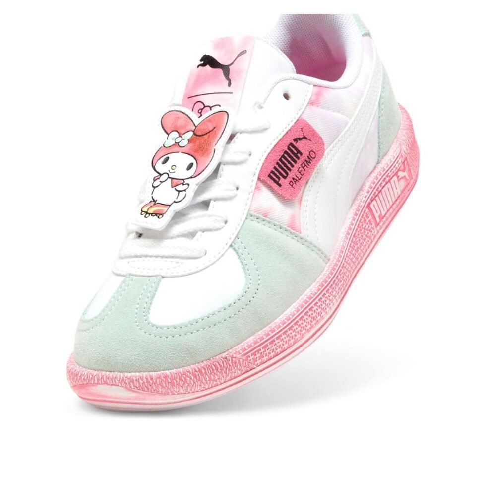 (GS) PUMA x Hello Kitty Palermo 'White Magic Rose' 403226-01 - Image 5