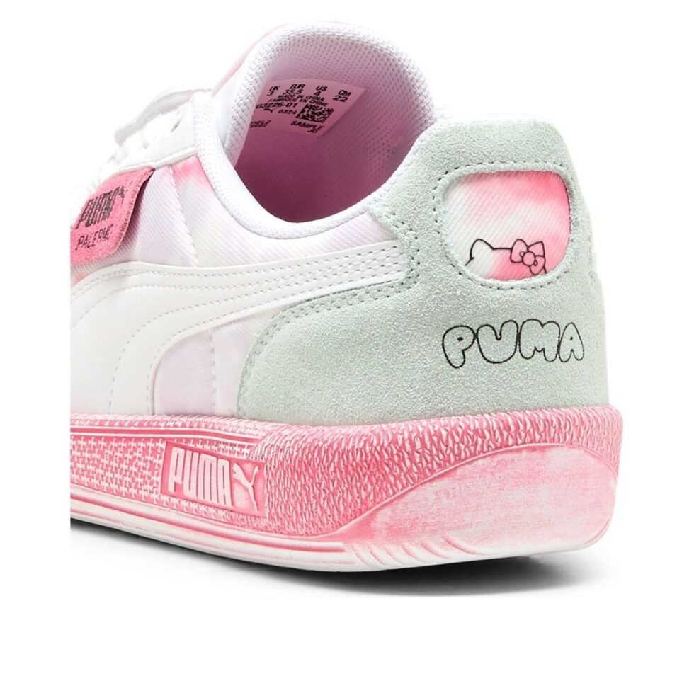 (GS) PUMA x Hello Kitty Palermo 'White Magic Rose' 403226-01 - Image 6