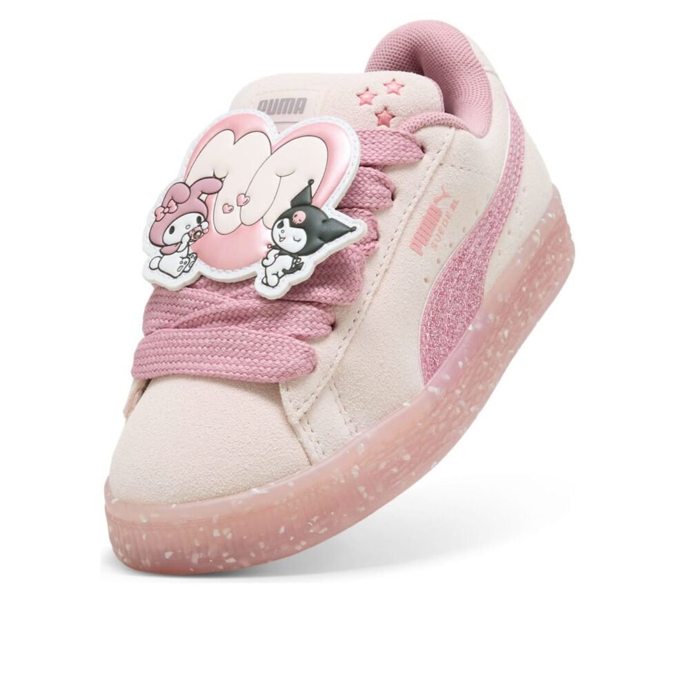 (PS) PUMA Suede XL 'Hello Kitty and Friends Jasmine Flower' 403393-01 - Image 3